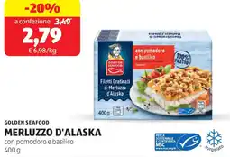 ALDI Golden seafood merluzzo d'alaska offerta