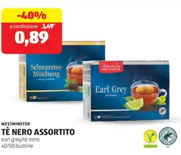 ALDI Westminster tè nero assortito offerta