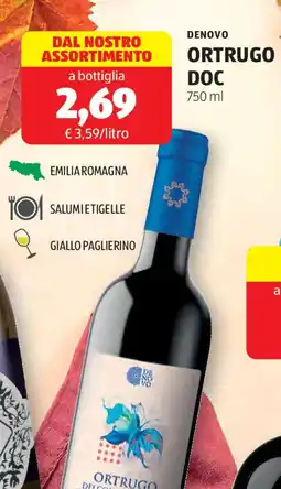 ALDI Denovo ortrugo DOC offerta