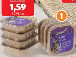ALDI Cachet paté per gatti in vaschetta offerta