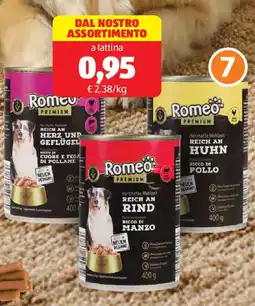 ALDI Romeo premium bocconcini per cani offerta