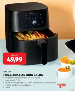 ALDI Ambiano friggitrice ad aria calda offerta