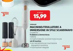 ALDI Ambiano macinino/frullatore a immersione in stile scandinavo offerta