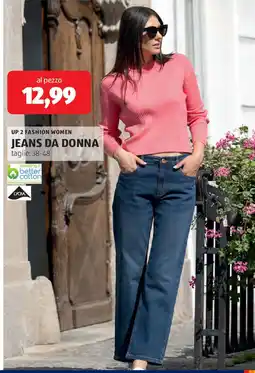ALDI Up 2 fashion women jeans da donna offerta