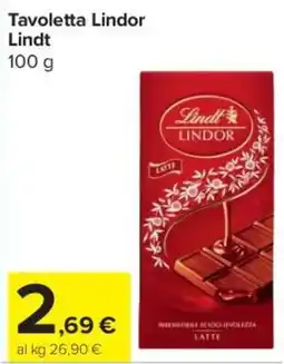Carrefour Express Tavoletta Lindor Lindt offerta