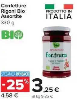 Carrefour Express Confetture Rigoni Bio Assortite offerta