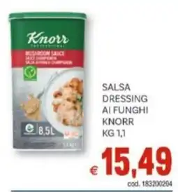 Vivo Supermercati Salsa dressing ai funghi KNORR offerta