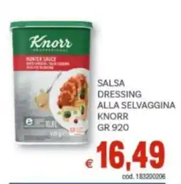 Vivo Supermercati Salsa dressing alla selvaggina KNORR offerta