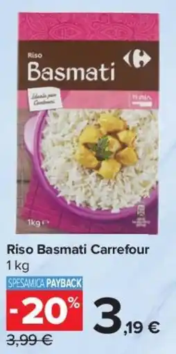 Carrefour Express Riso Basmati Carrefour offerta
