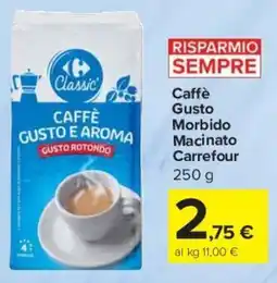 Carrefour Express Caffè Gusto Morbido Macinato Carrefour offerta