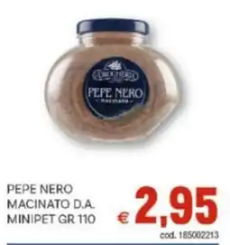 Vivo Supermercati Pepe nero macinato d.a. minipet offerta