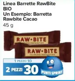 Carrefour Express Barretta Rawbite Cacao offerta