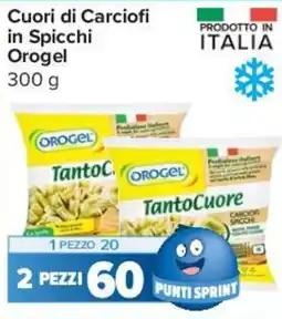 Carrefour Express Cuori di Carciofi in Spicchi Orogel offerta