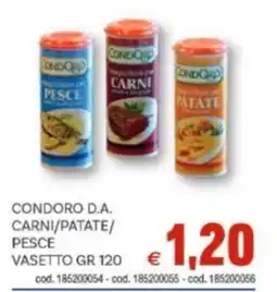 Vivo Supermercati Condoro d.a. carni/patate/ pesce vasetto offerta