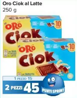 Carrefour Express Oro Ciok al Latte offerta