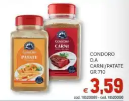Vivo Supermercati Condoro d.a carni/patate offerta
