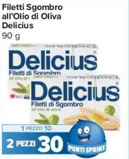 Carrefour Express Filetti Sgombro all'Olio di Oliva Delicius offerta