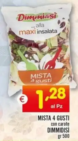 Centro Commerciale Discount Mista 4 gusti con carote DIMMIDISÌ offerta