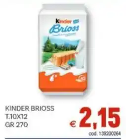 Vivo Supermercati Kinder brioss offerta