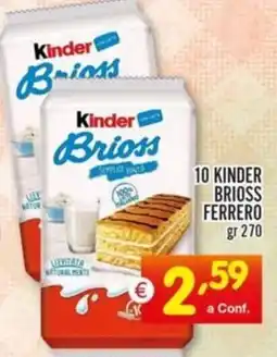 Centro Commerciale Discount 10 kinder brioss ferrero offerta