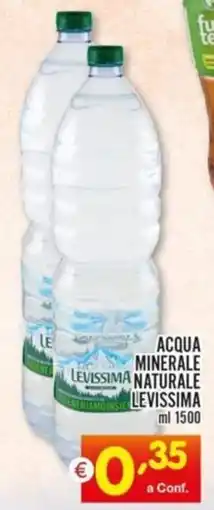 Centro Commerciale Discount Acqua minerale LEVISSIMA offerta