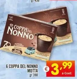 Centro Commerciale Discount 6 coppa del nonno MOTTA offerta