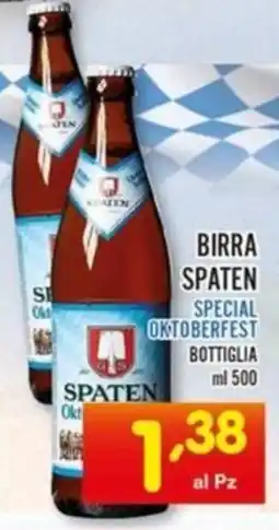 Centro Commerciale Discount Birra SPATEN offerta