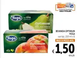Spazio Conad Bevanda optimum YOGA offerta