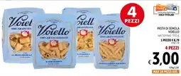 Spazio Conad Pasta di semola VOIELLO 4 pezzi offerta