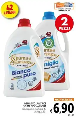 Spazio Conad Detersivo lavatrice SPUMA DI SCIAMPAGNA offerta
