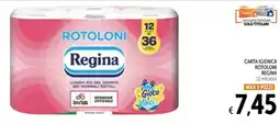 Spazio Conad Carta igienica rotoloni REGINA offerta