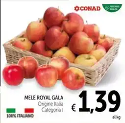 Spazio Conad Mele royal gala offerta