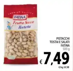 Spazio Conad Pistacchi tostai e salati FATINA offerta