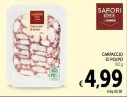 Spazio Conad Carpaccio di polpo offerta