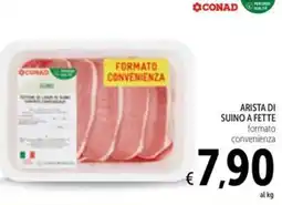 Spazio Conad Arista di suino a fette offerta