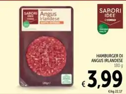 Spazio Conad Hamburger di angus irlandese SAPORI IDEE CONAD offerta