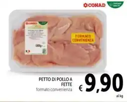 Spazio Conad Petto di pollo a fette offerta