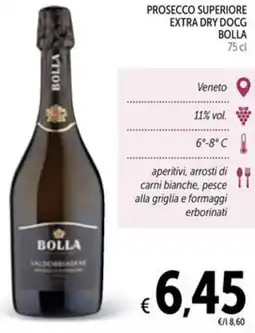Spazio Conad Prosecco superiore extra dry DOCG BOLLA offerta