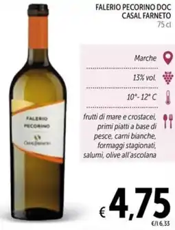 Spazio Conad Falerio pecorino DOC CASAL FARNETO offerta