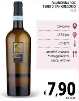 Spazio Conad Falanghina DOC FEUDI DI SAN GREGORIO offerta