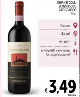 Spazio Conad Chianti colli senesi DOCG GEOGRAFICO offerta