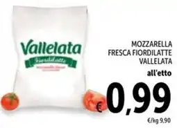 Spazio Conad Mozzarella fresca fiordilatte VALLELATA offerta