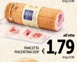 Spazio Conad Pancetta piacentina DOP offerta