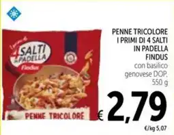Spazio Conad Penne tricolore i primi di 4 salti in padella FINDUS offerta