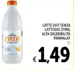 Spazio Conad Latte UHT senza lattosio zymil alta digeribilità PARMALAT offerta
