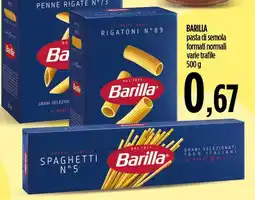 Ciro Amodio BARILLA pasta di semola formati normali varie trafile offerta