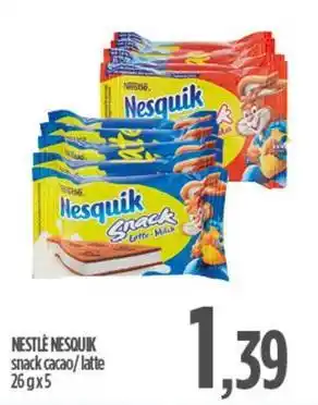 Ciro Amodio NESTLÉ NESQUIK snack cacao/latte offerta