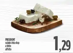 Ciro Amodio PRESIDENT salakis feta dop a fette all'etto offerta