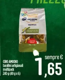 Ciro Amodio CIRO AMODIO tarallini artigianali multipack offerta