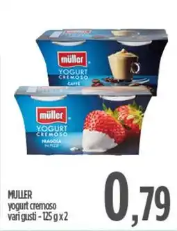 Ciro Amodio MULLER yogurt cremoso vari gusti offerta
